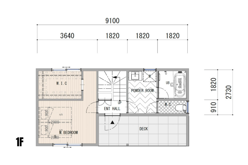 2階建て間取り1F
